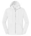 SS153 622860 Fruit of the Loom Iconic Premium Hooded Sweat Jacket White colour image